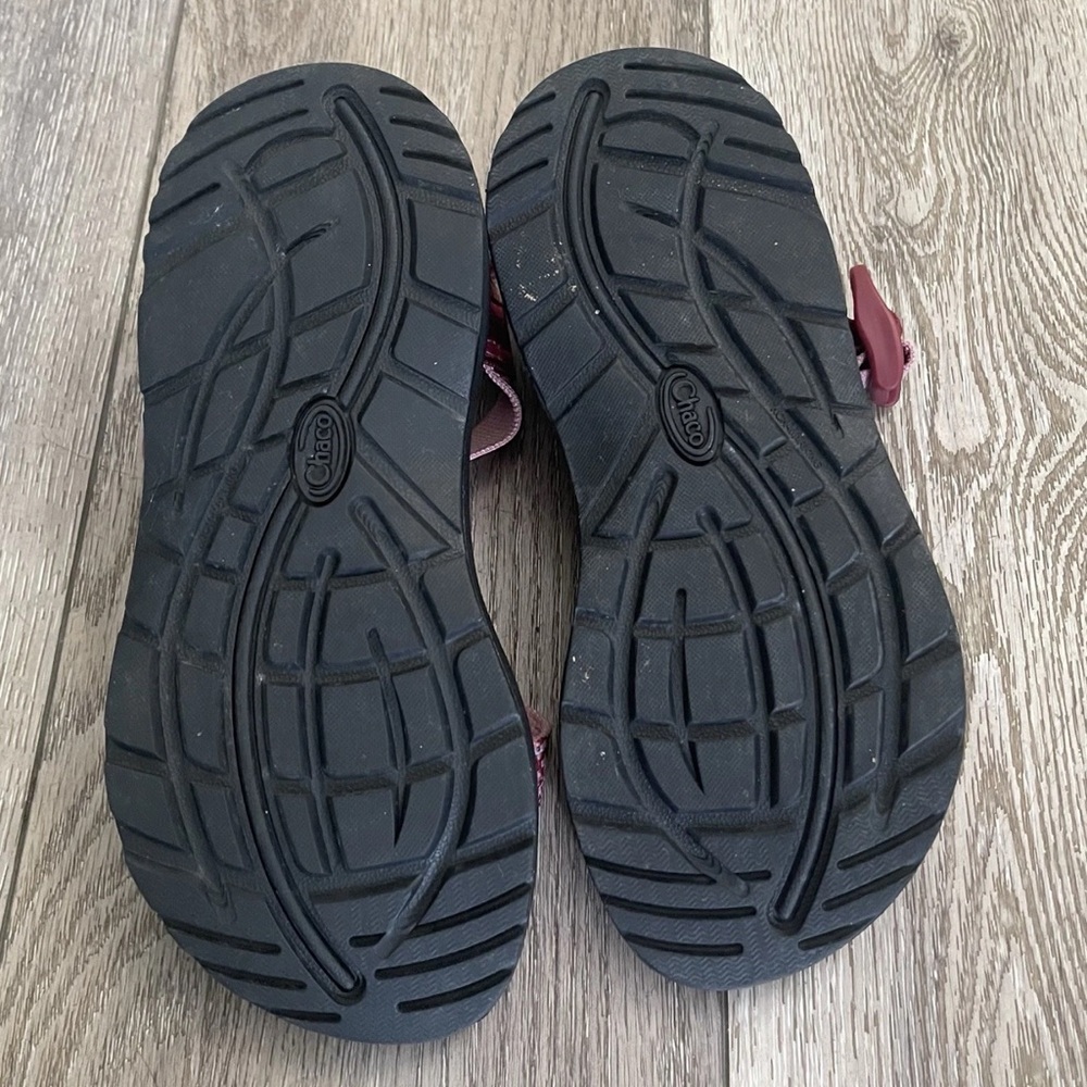 EUC $110 Chaco Women's Z/Cloud 2 Hiking Outdoor Comfort Sandals-Rhubarb Size 6 - Picture 12 of 14